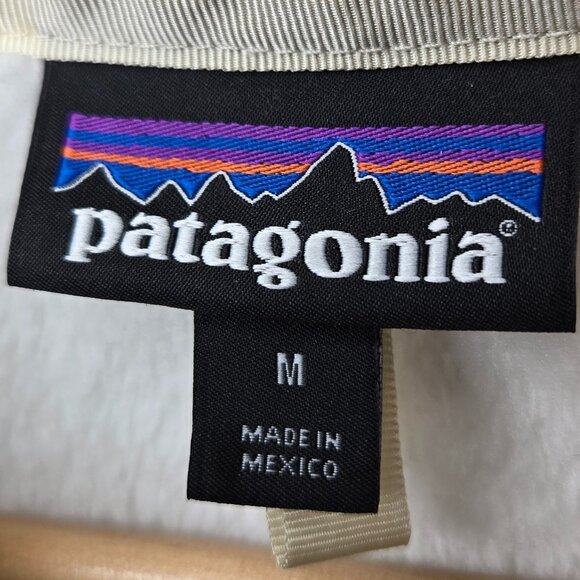 Patagonia Synchilla Pullover Sweater Women's Snap-T Polartec Thermal Texture M - Picture 6 of 6